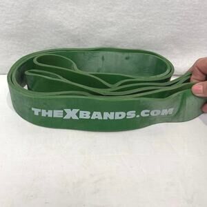 THE X BANDS Green 100lb Resistance Loop Workout Band